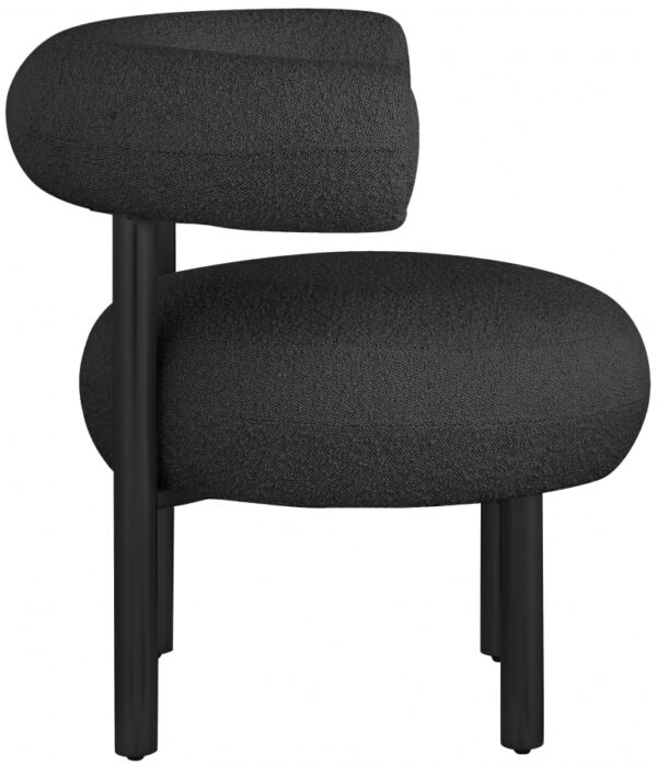 Bordeaux Boucle Fabric Upholstered Accent Chair
