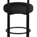 Bordeaux Boucle Fabric Upholstered Stool