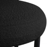 Bordeaux Boucle Fabric Upholstered Stool