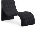 Orian Teddy Fabric Upholstered Chaise