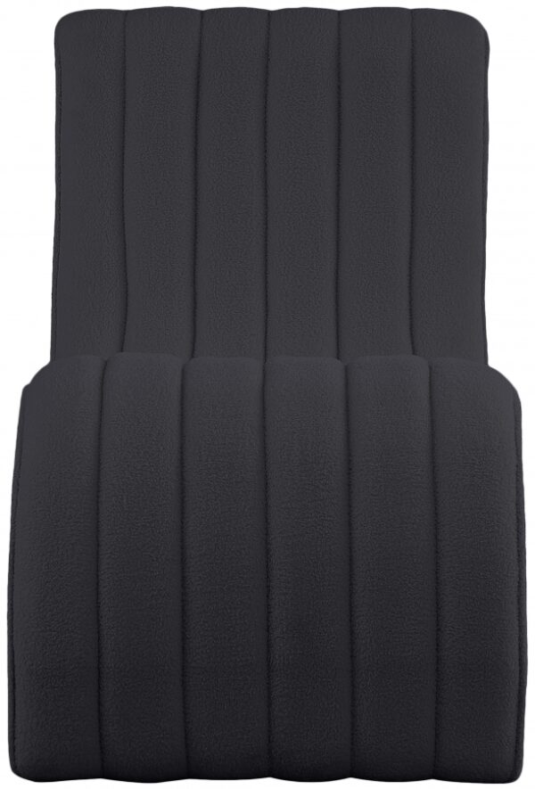Orian Teddy Fabric Upholstered Chaise