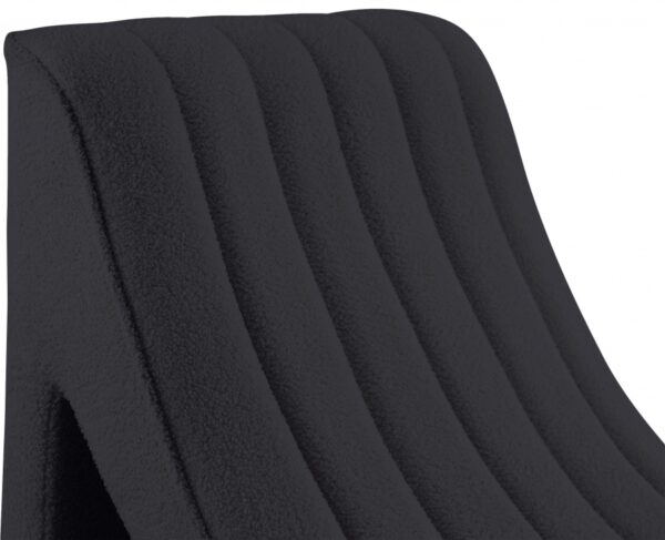 Orian Teddy Fabric Upholstered Chaise