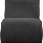 Mulberry Boucle Fabric Upholstered Accent Chair