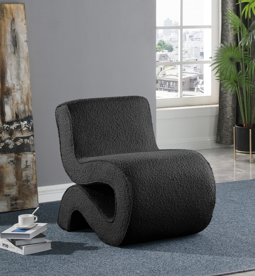 Desiree Boucle Fabric Upholstered Accent Chair