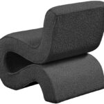 Desiree Boucle Fabric Upholstered Accent Chair