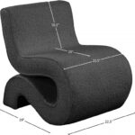 Desiree Boucle Fabric Upholstered Accent Chair