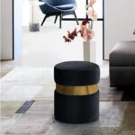 Hailey Velvet Upholstered Stool