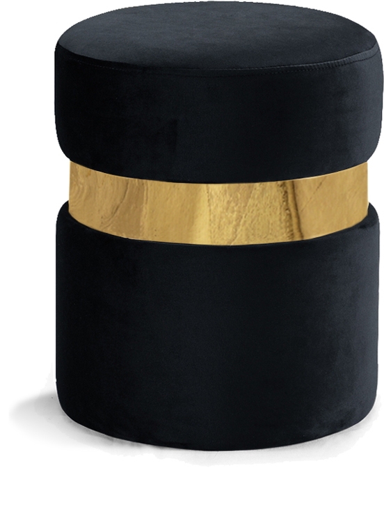 Hailey Velvet Upholstered Stool