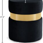 Hailey Velvet Upholstered Stool