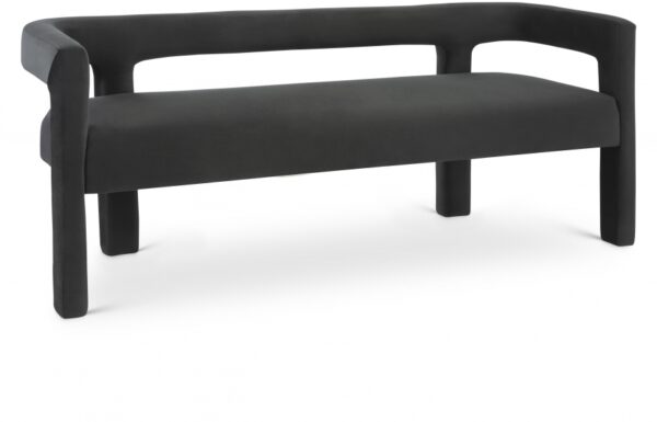 Athena Velvet Upholstered Bench