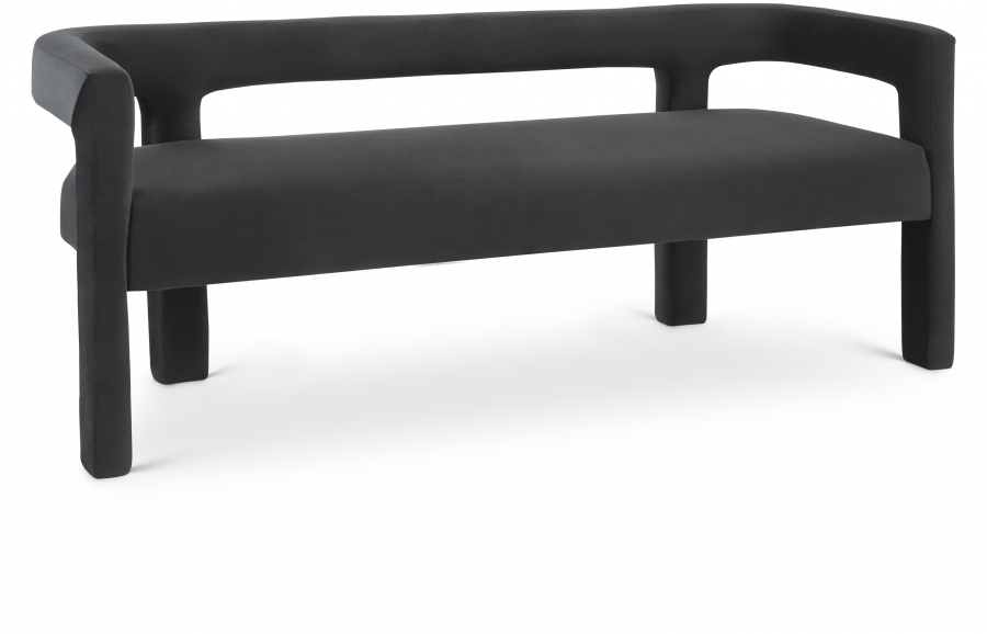 Athena Velvet Upholstered Bench