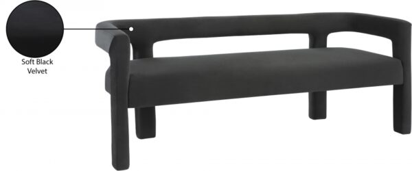Athena Velvet Upholstered Bench