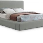 Devin Linen Textured Fabric Upholstered Bed