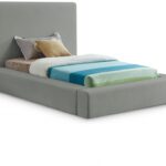 Devin Linen Textured Fabric Upholstered Bed