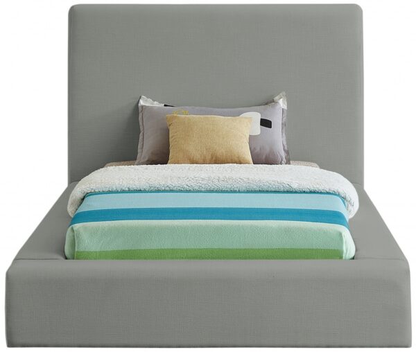 Devin Linen Textured Fabric Upholstered Bed