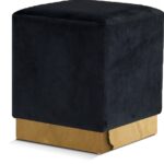 Jax Velvet Upholstered Stool