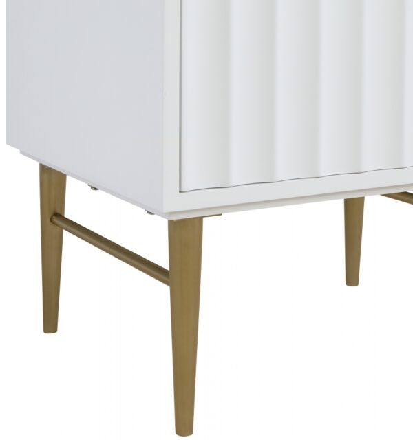 Modernist 24" Engineered Stone Top And Solid Wood Base Bathroom Vanity
