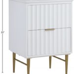 Modernist 24" Engineered Stone Top And Solid Wood Base Bathroom Vanity