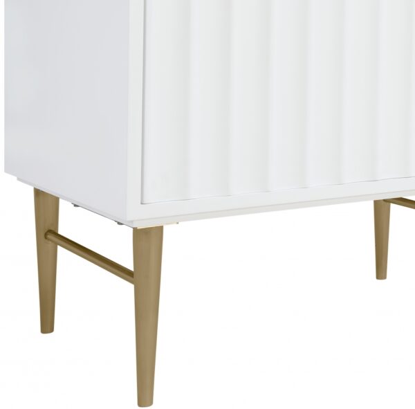 Modernist 30" Engineered Stone Top And Solid Wood Base Bathroom Vanity