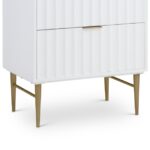 Modernist 30" Engineered Stone Top And Solid Wood Base Bathroom Vanity