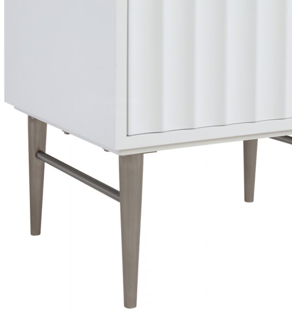 Modernist 24" Engineered Stone Top And Solid Wood Base Bathroom Vanity