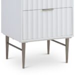 Modernist 24" Engineered Stone Top And Solid Wood Base Bathroom Vanity