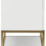 Monad 36" Genuine Marble Top, Steel And Glass Base Vanity