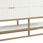 Monad 60" Genuine Marble Top, Steel And Glass Base Vanity