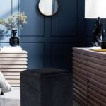 Jax Velvet Upholstered Stool
