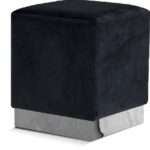Jax Velvet Upholstered Stool