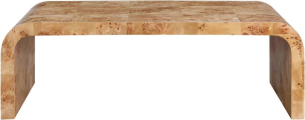 Cresthill Burl Wood Coffee Table
