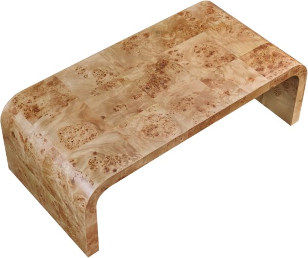 Cresthill Burl Wood Coffee Table