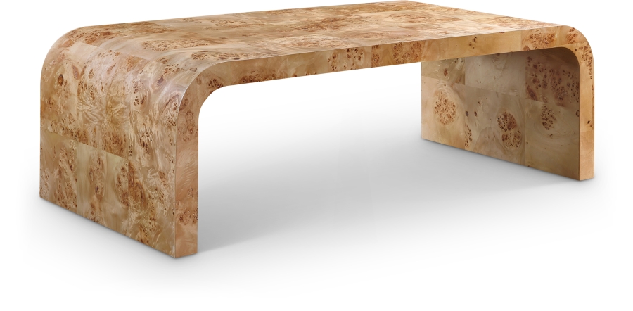 Cresthill Burl Wood Coffee Table