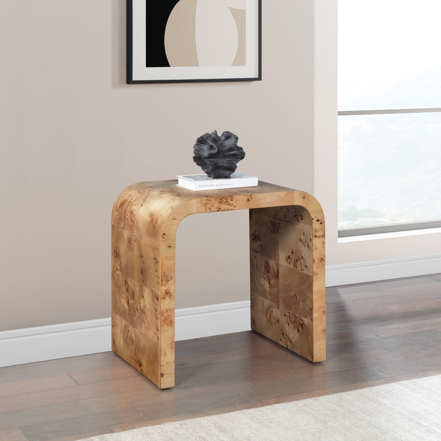 Cresthill Burl Wood End / Side Table