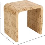 Cresthill Burl Wood End / Side Table