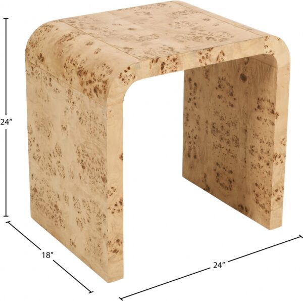 Cresthill Burl Wood End / Side Table