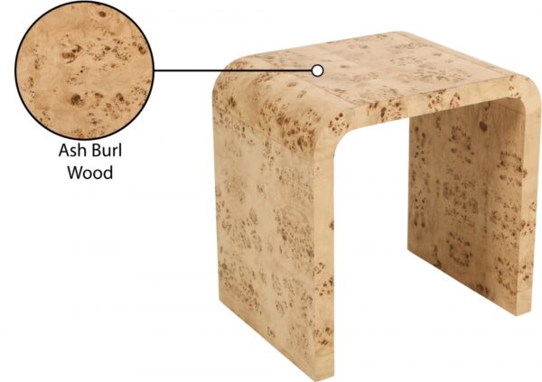 Cresthill Burl Wood End / Side Table