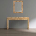 Cresthill Burl Wood Frame Mirror
