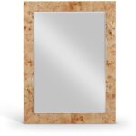 Cresthill Burl Wood Frame Mirror