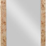 Cresthill Burl Wood Frame Mirror
