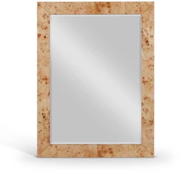 Cresthill Burl Wood Frame Mirror