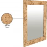 Cresthill Burl Wood Frame Mirror