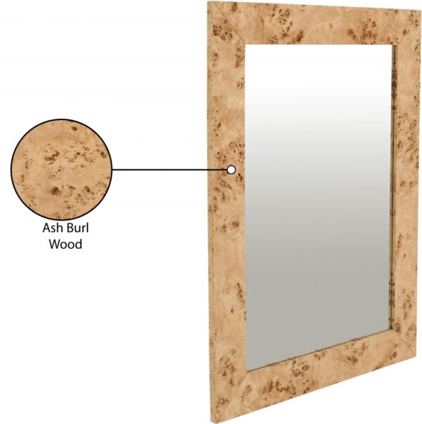 Cresthill Burl Wood Frame Mirror