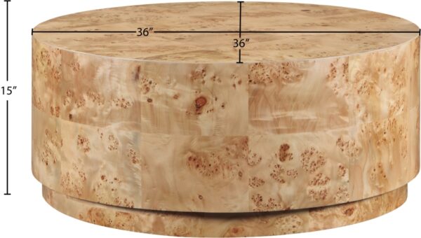 Burl Wood Coffee Table