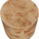 Burl Wood End Table