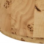 Burl Wood End Table