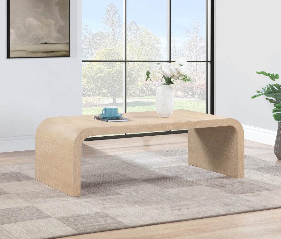 Cresthill Oak Wood Coffee Table