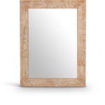 Cresthill Oak Wood Frame Mirror