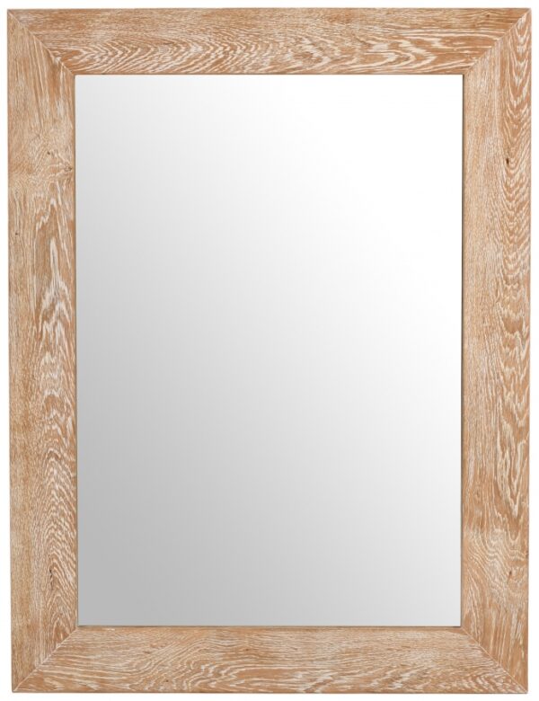 Cresthill Oak Wood Frame Mirror