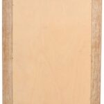 Cresthill Oak Wood Frame Mirror